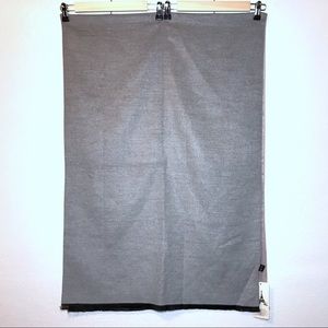 Rectanglar Shawl Or Wide Scarf Double-Sided Fringe